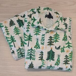 Nordstrom Mens Pajamas Christmas XL 100%Cotyon Soft